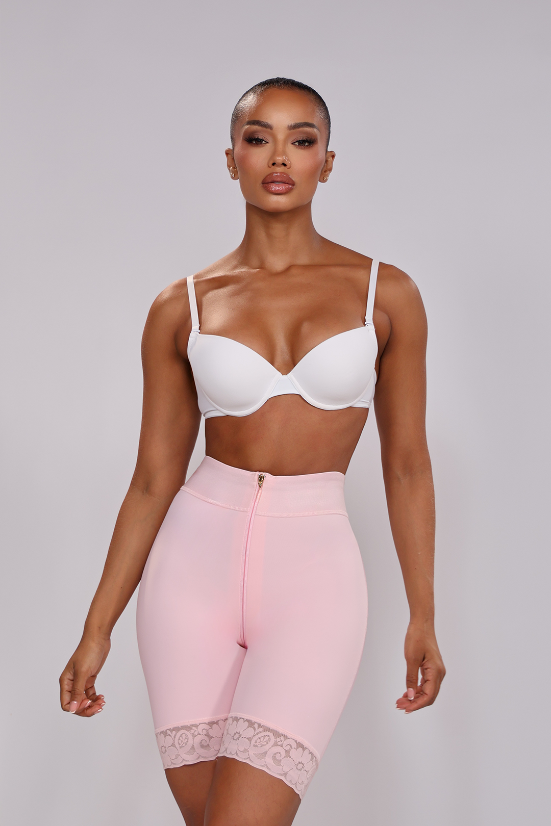 Short Zipper Media Pierna